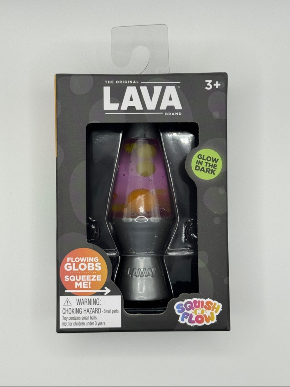 New! Schylling Lava Squish & Flow Toy Soft Squeeze Stress Relief Fun (Purple)